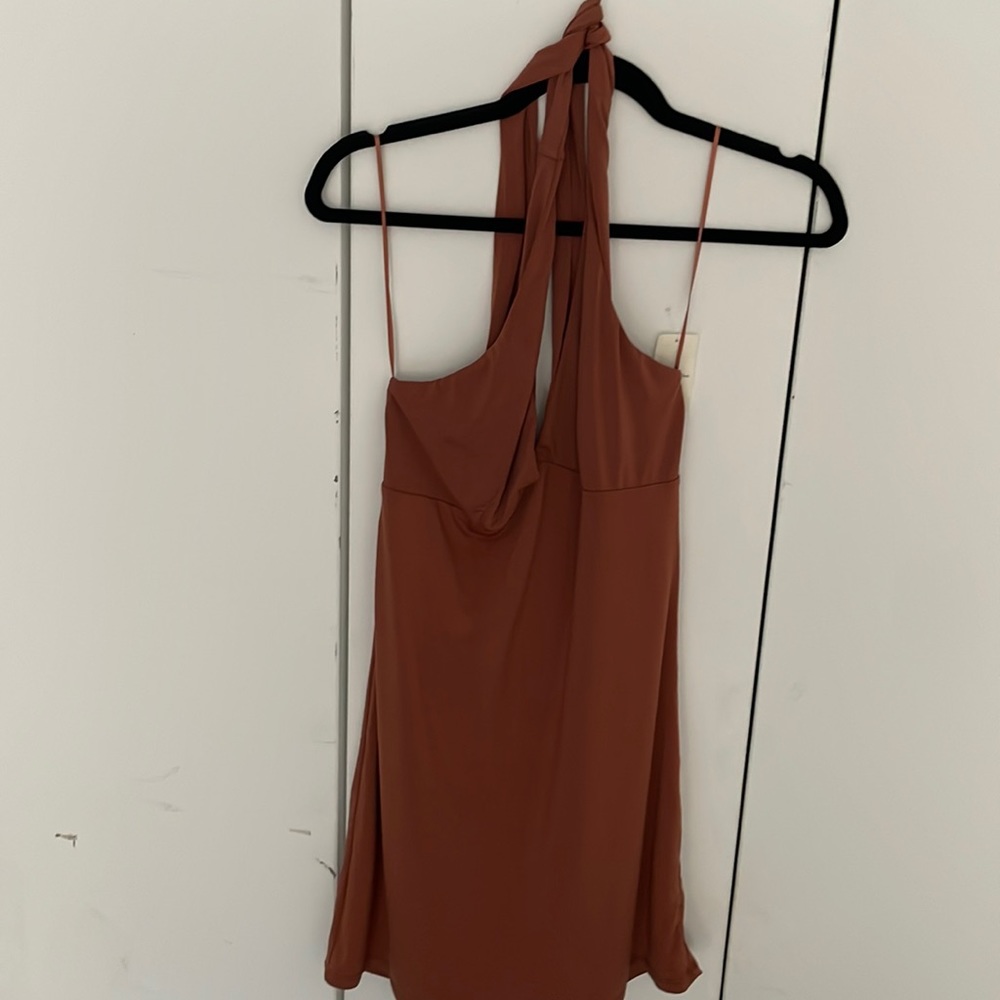Abercrombie halter backless mini dress